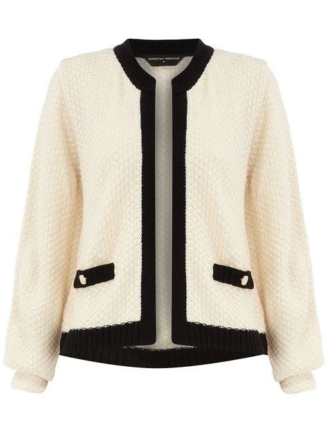 coco chanel cardigan|chanel black and white cardigans.